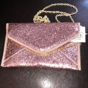 Rose Gold Envelope Clutch